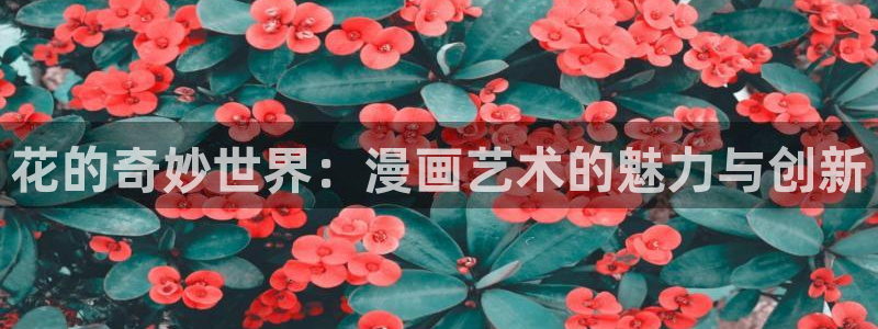 风车漫画 官网下载：花的奇妙世界：漫画艺术的魅力与创新